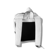 Load image into Gallery viewer, KIOLOGY WINTER WHITE LOGO BACKPACK