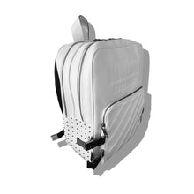 Load image into Gallery viewer, KIOLOGY WINTER WHITE LOGO BACKPACK