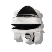Load image into Gallery viewer, KIOLOGY WINTER WHITE LOGO BACKPACK